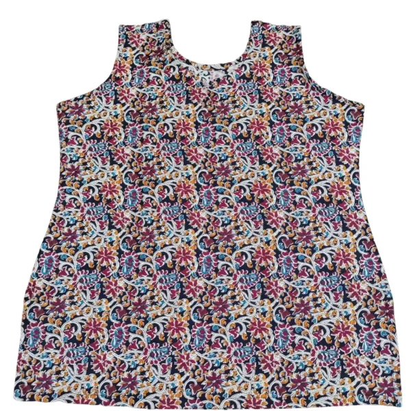Soft Cotton printed Sleeveless Top For Women and Girls